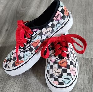Girls Vans Candy Hearts Lowtops
